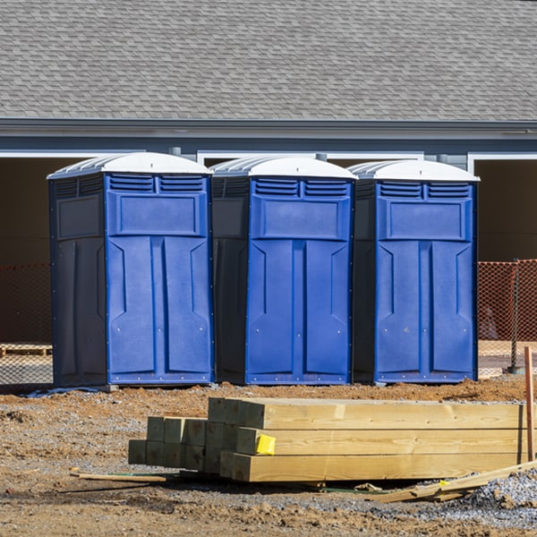 how can i report damages or issues with the porta potties during my rental period in Gilchrist